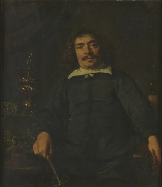 Presumed portrait of the silversmith Theodoor I Rogiers, by Pieter Thijs, oil, 1650