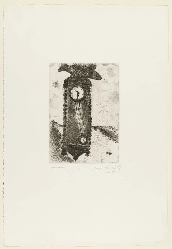 Untitled, by Marc Chagall, ink, 1928