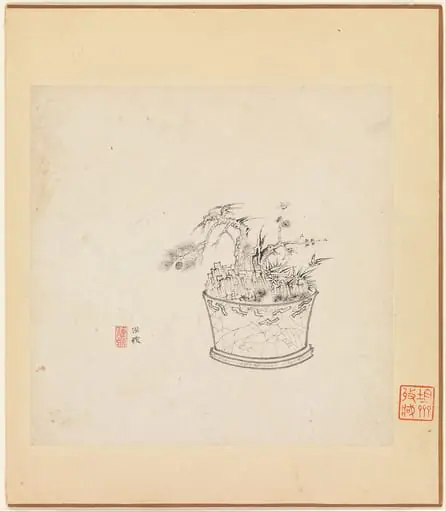 明/清   陳洪綬  橅古圖   冊|Miscellaneous Studies