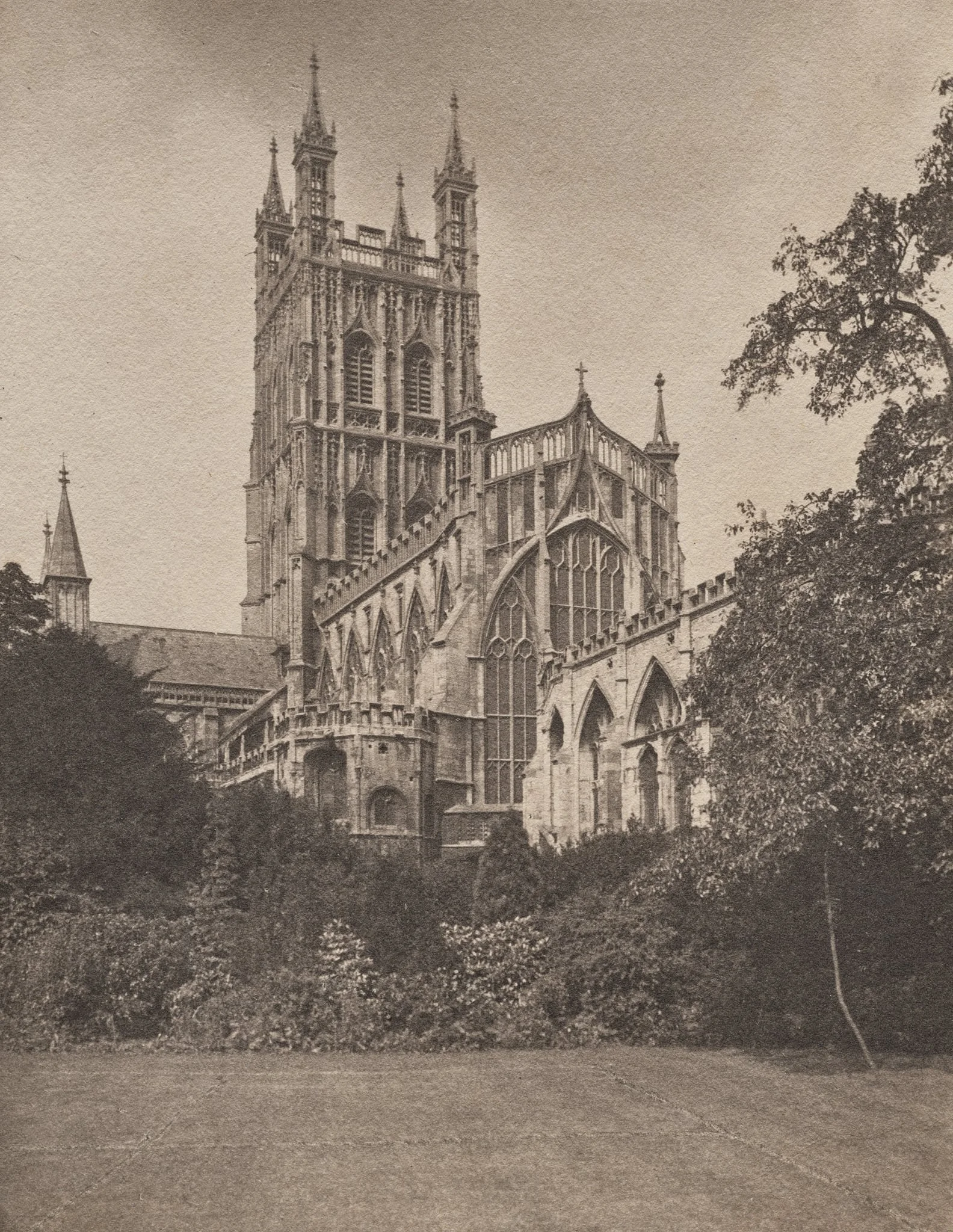 Gloucester Cathedral from the Southeast, by Frederick H. Evans, 1890