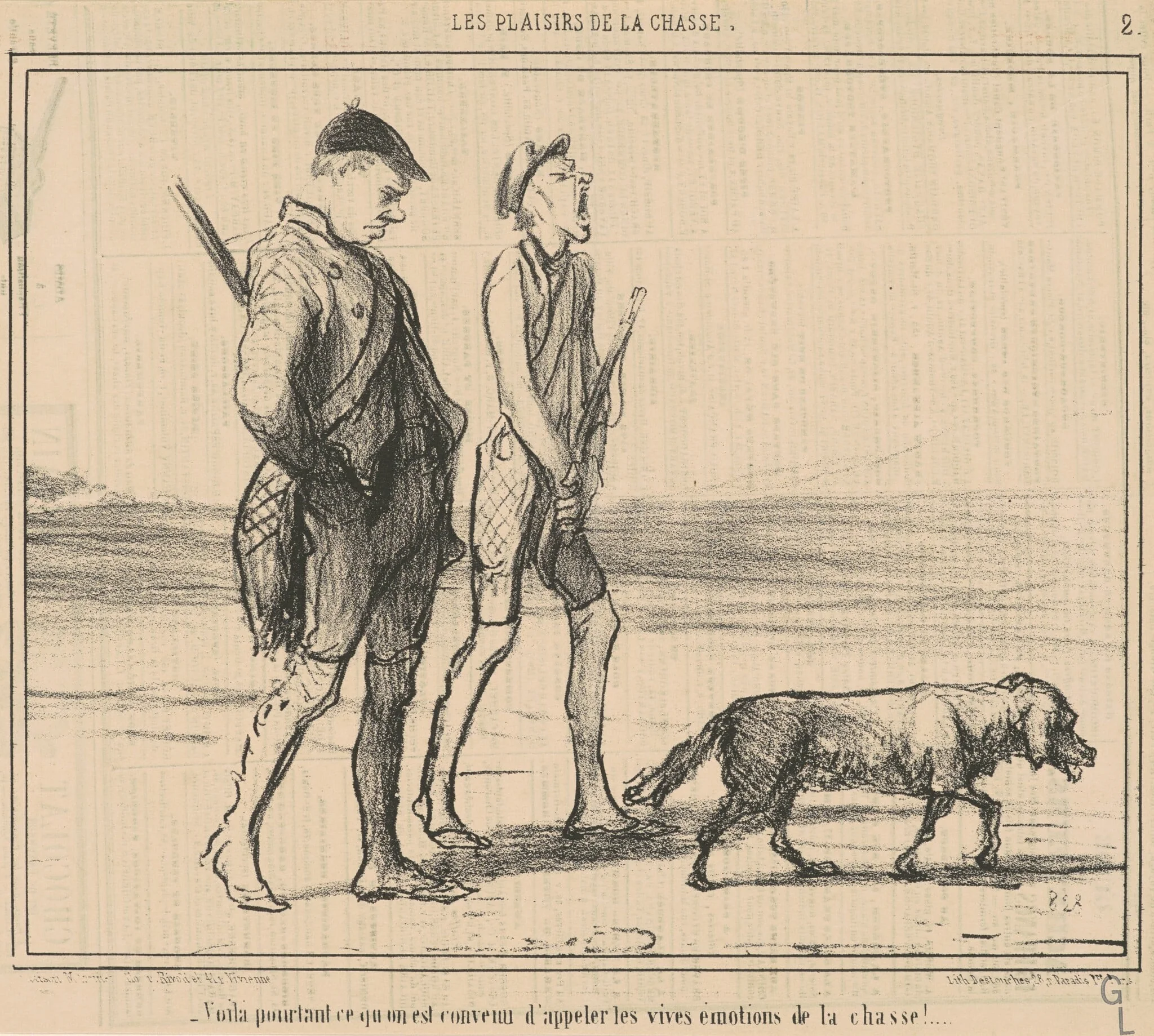 Voila pourtant ce qu'on est convenu d'appeler ..., by Honoré Daumier, ink, 1855