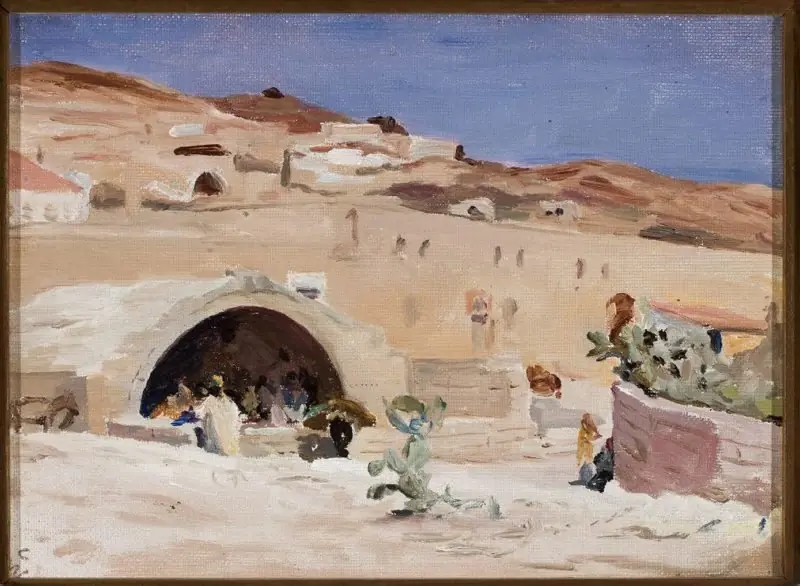 Mary’s Well in Nazareth. From the journey to Palestine