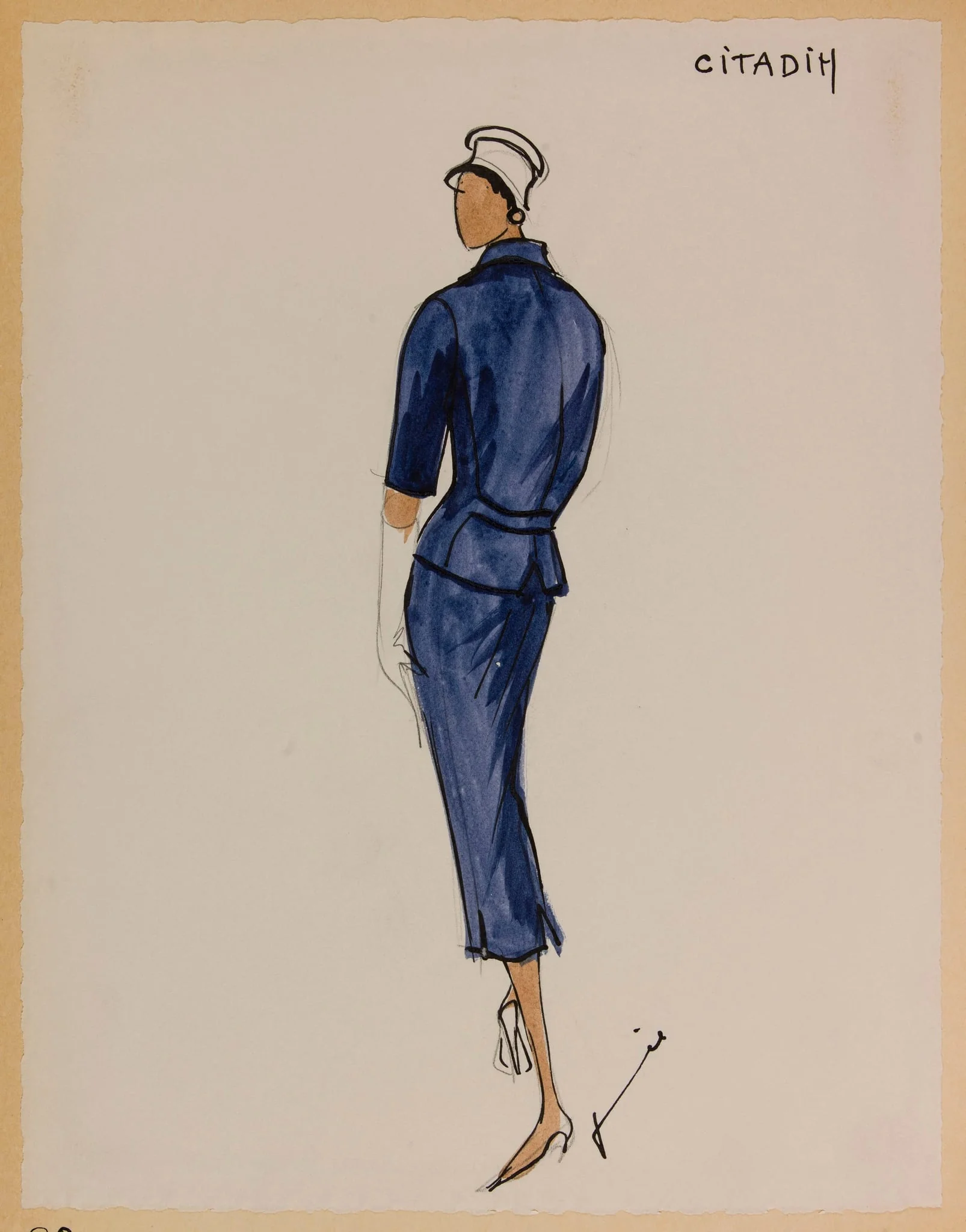 Citadin, by Carven, 1956