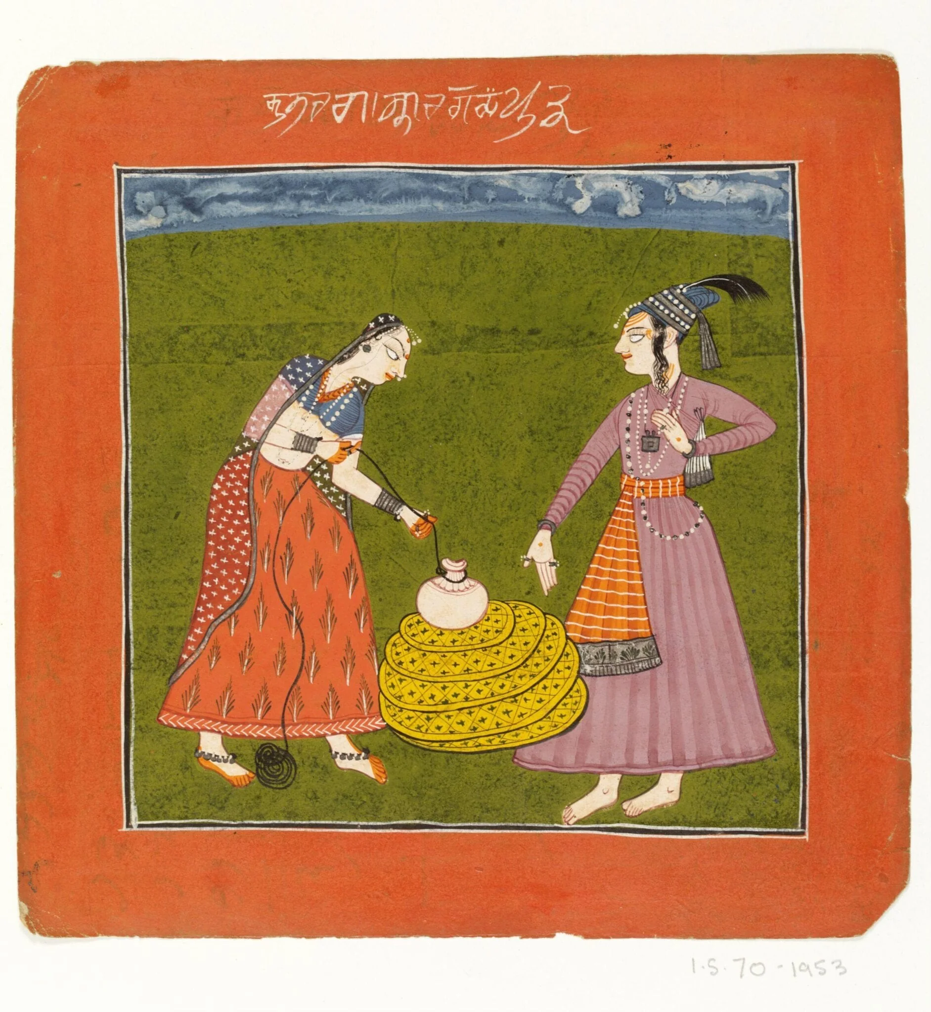 Khumba Raga, by Unknown, paint, 1700