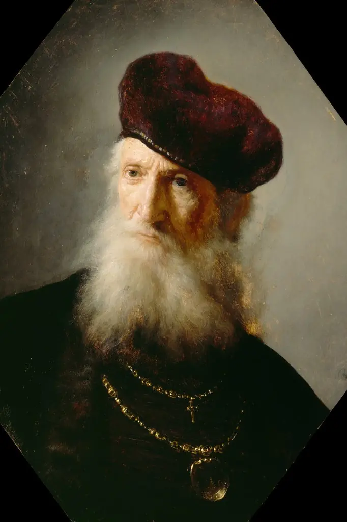 Head of a Bearded Old Man in High Beret