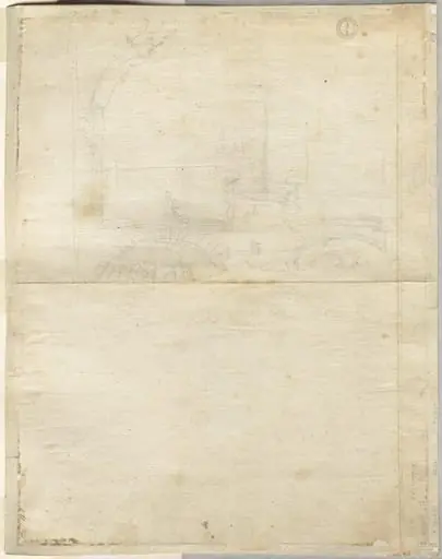 Sketch for San Giovanni in Laterano (verso)