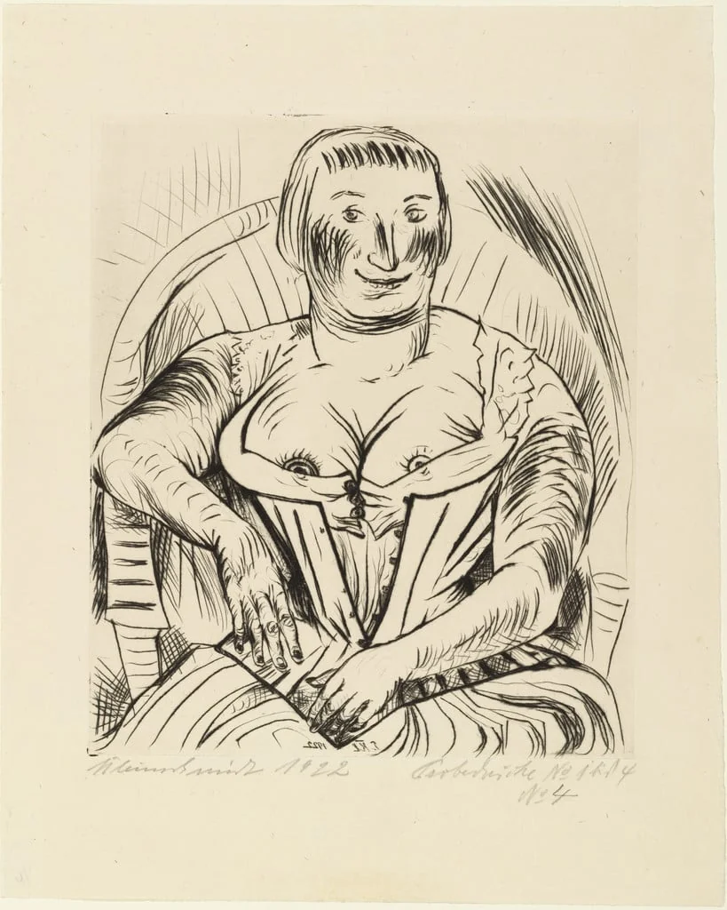 Untitled, by Paul Kleinschmidt, ink, 1922