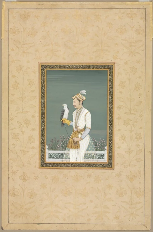 Portrait of a Prince with a Hawk, by Unknown, unspecified, 1704