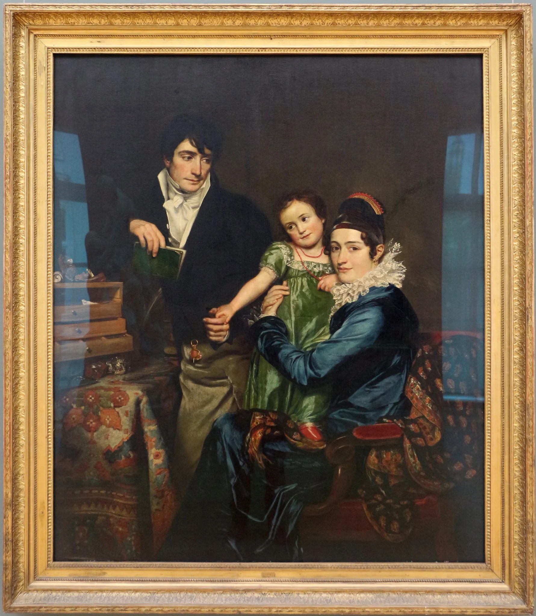 Portrait of the family of August Donat de Hemptinne (1783-....)