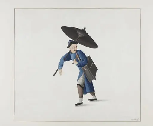 Man Seling Flos for Embroidery
