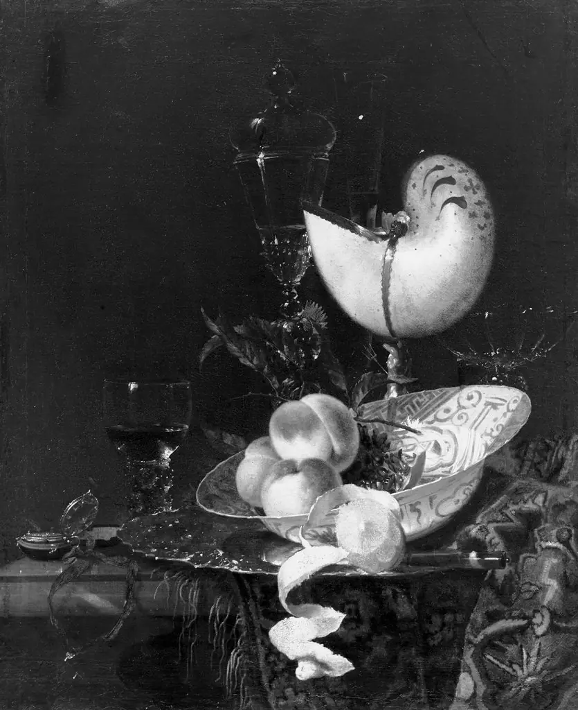 Still life with a nautilus cup
