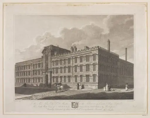 South West View of Exeter College, Oxford
