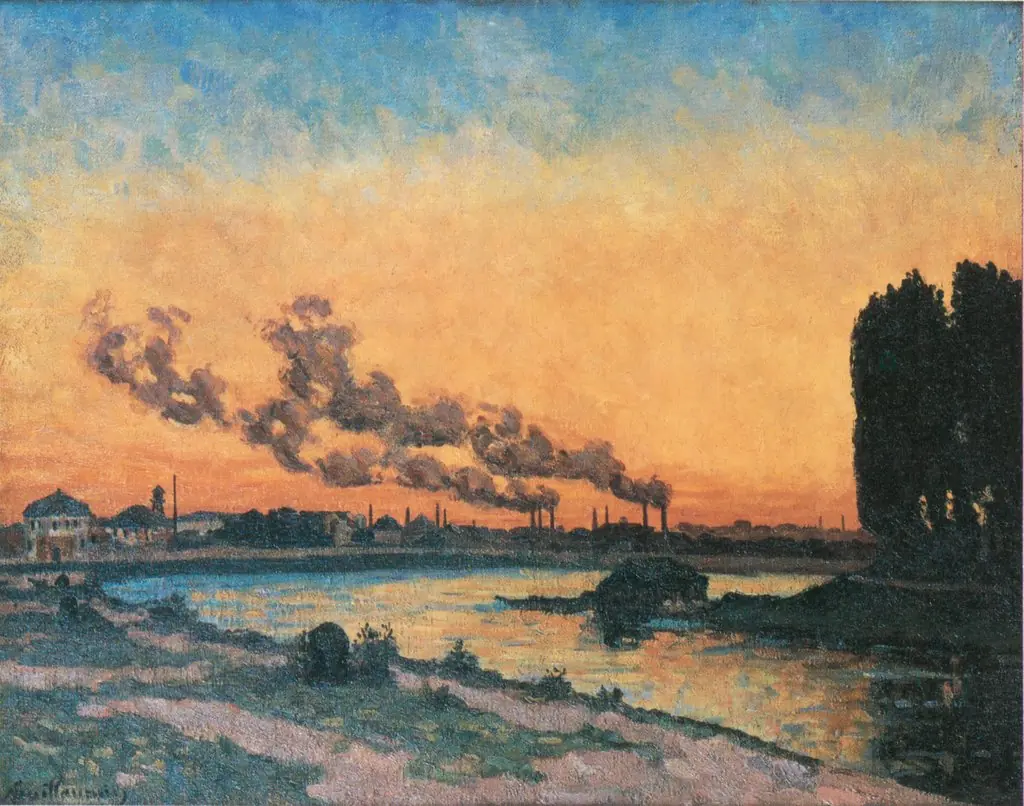 Soleil couchant à Ivry
