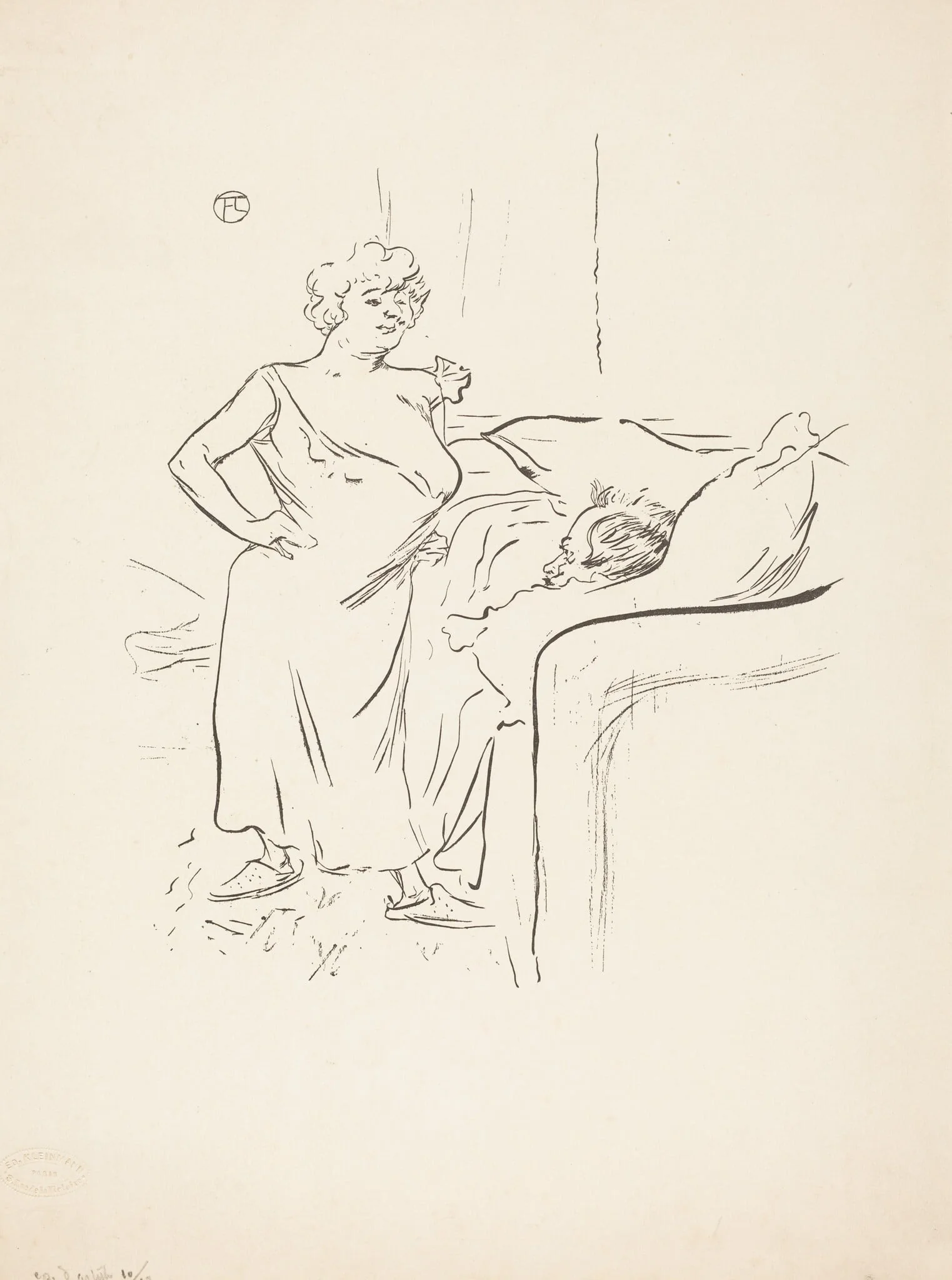 Man and Woman, by Henri de Toulouse-Lautrec, 1882