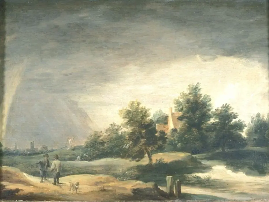 Landscape with Rainbow