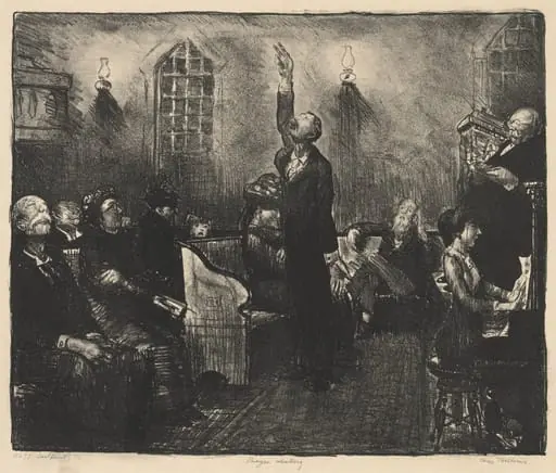 Prayer Meeting, First Stone