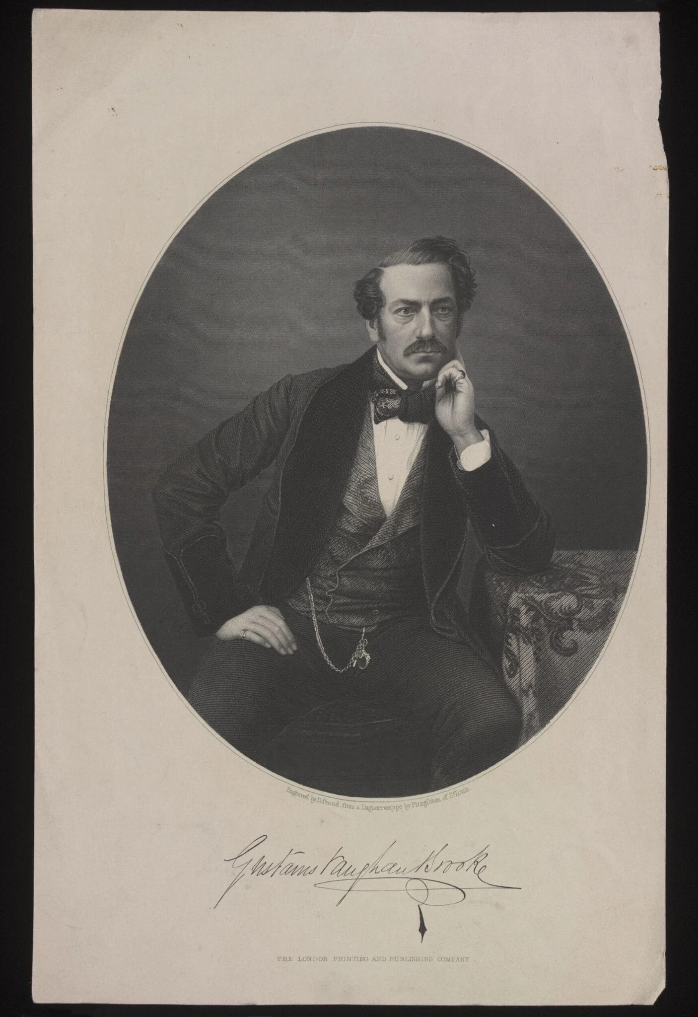 Gustavus Vaughan Brooke, by Daniel J. Pound, 1848