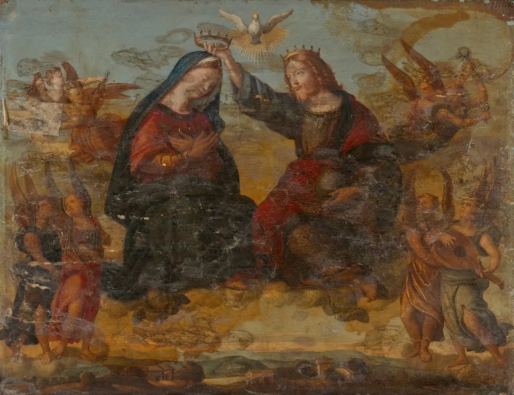 The Coronation of virgin Mary
