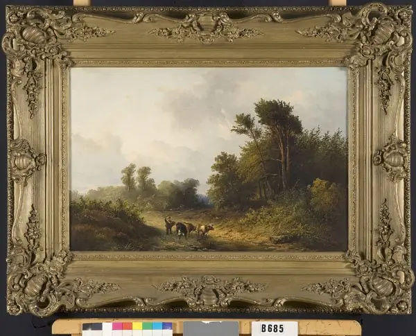 Landschap met veedrijver