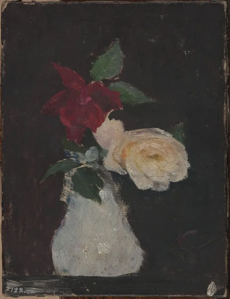Roses in a vase