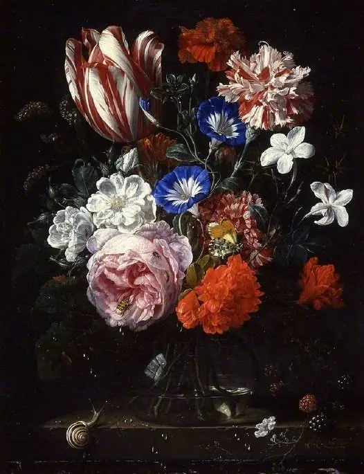 A vase of flowers