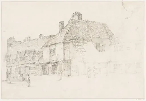 Houses in a village street