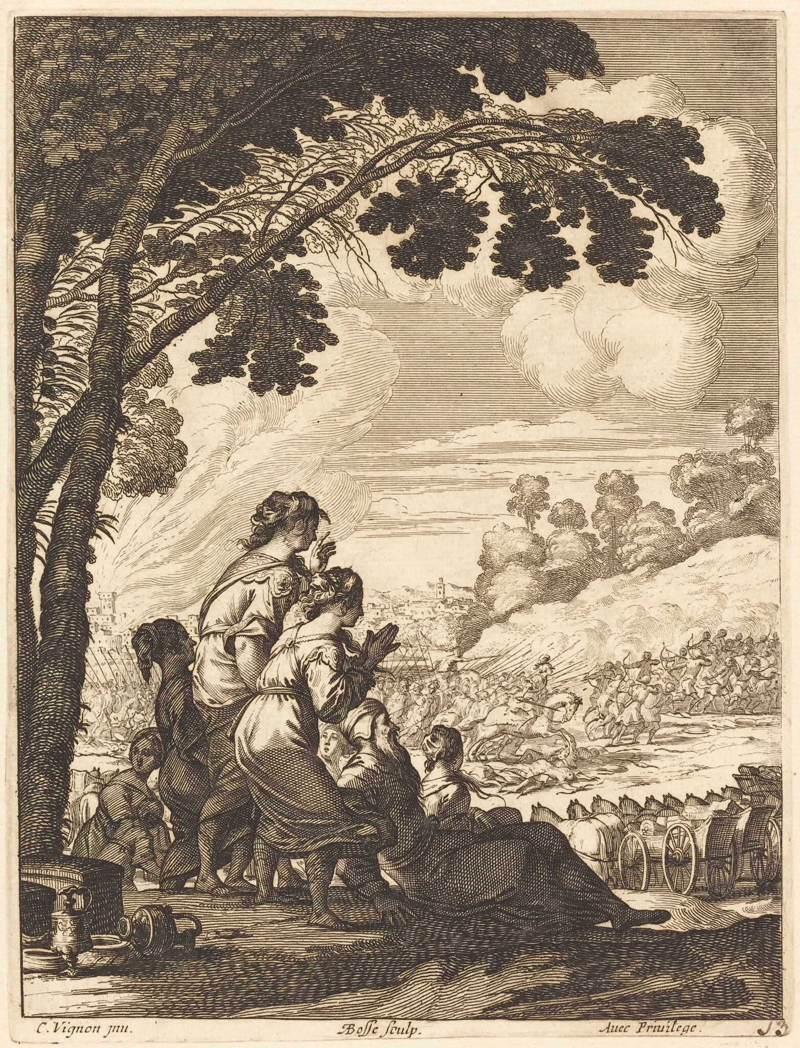 Illustration to Jean Desmarets' "L'Ariane"