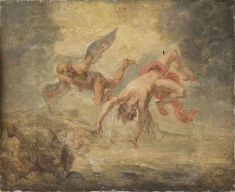 The Fall of Icarus, by Peter Paul Rubens, oil, 1710