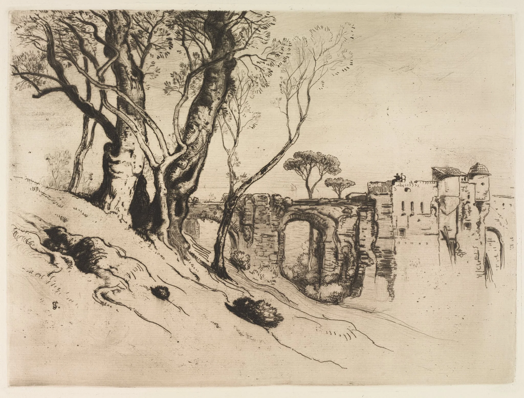 Olive Trees of the Riviera, by Samuel Colman, 1875