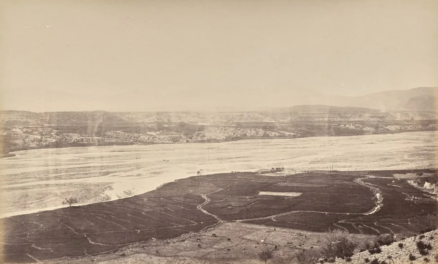 Chinak, Looking Towards the Kurram River, by John Burke, 1879