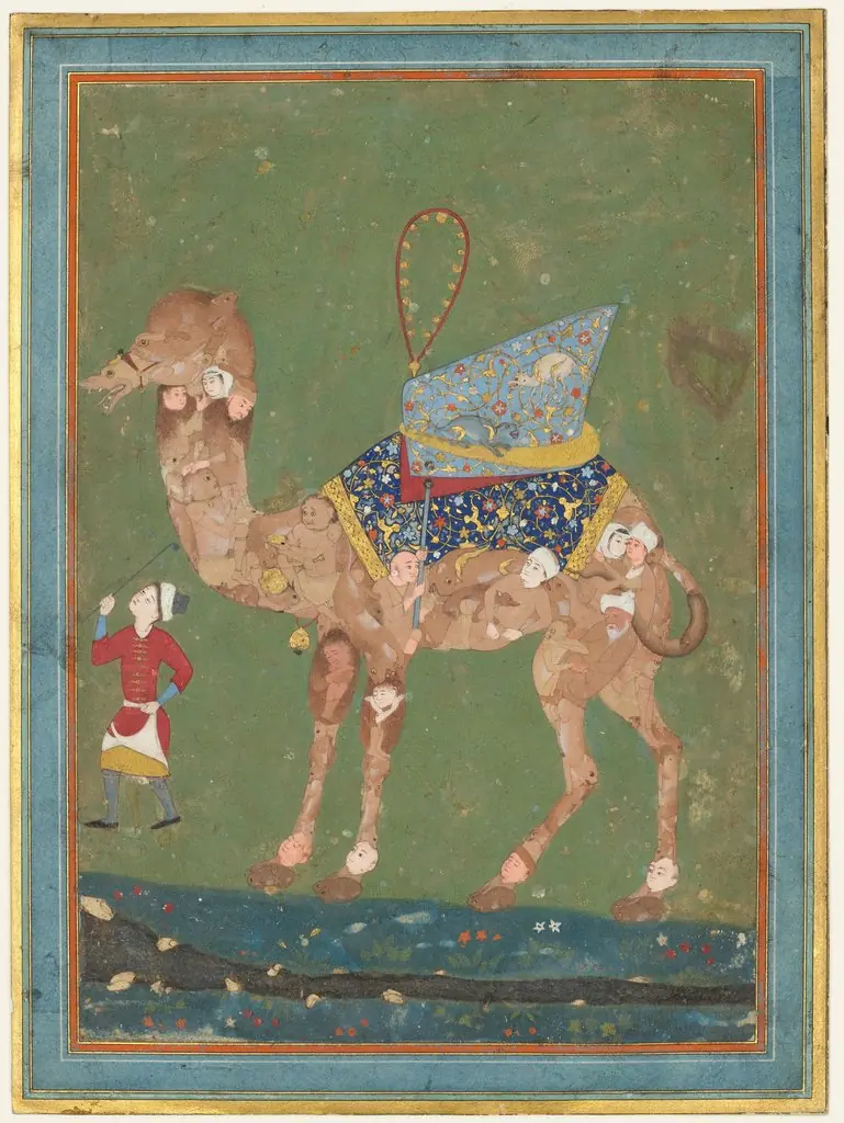 Composite Camel with Attendant
