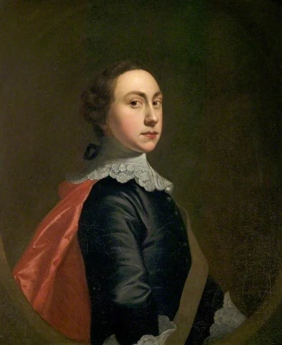Self Portrait in Van Dyck Costume (aged about twenty), by Joseph Wright of Derby, oil, 1753