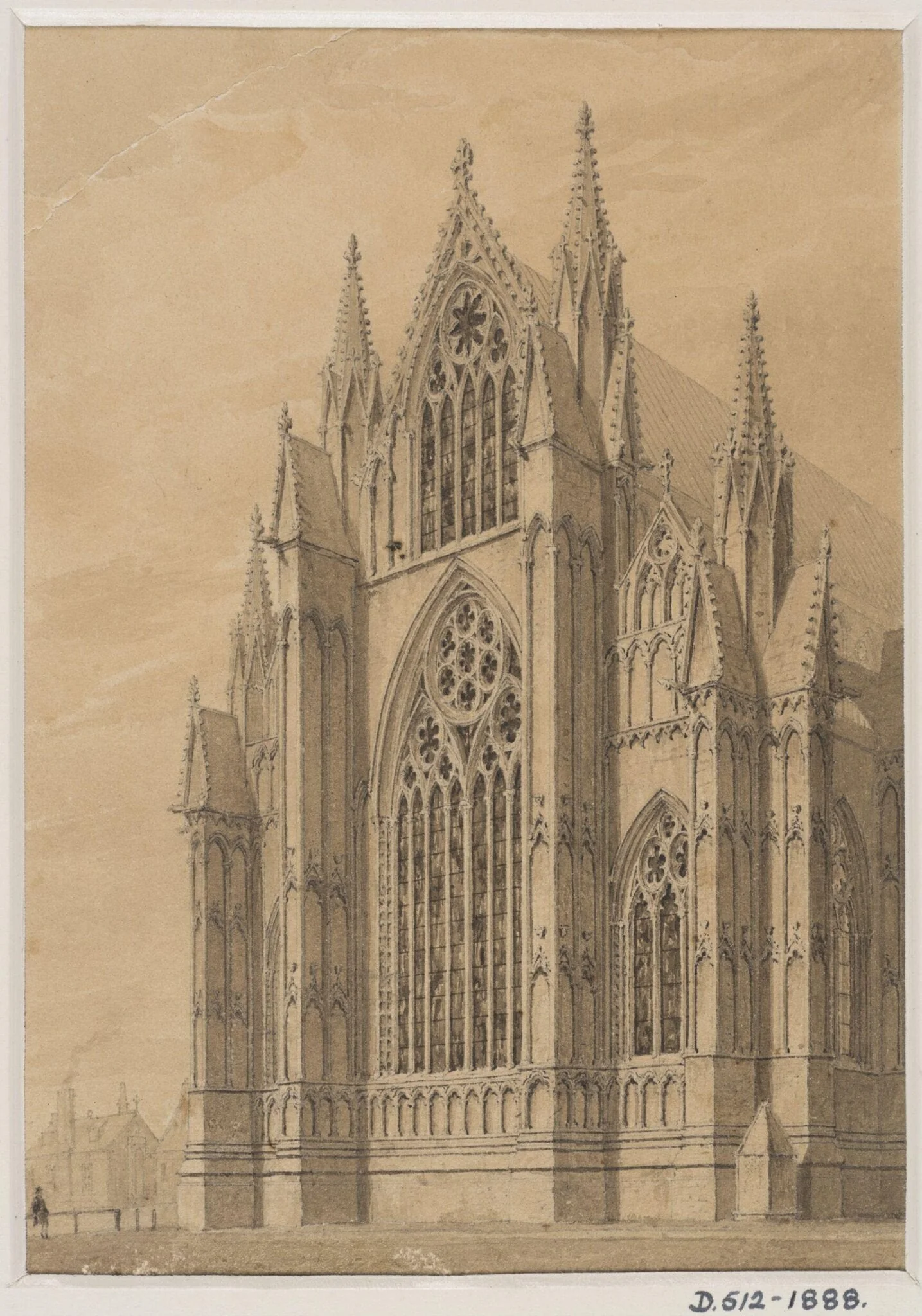 Topographical drawing, by pugin, 1819