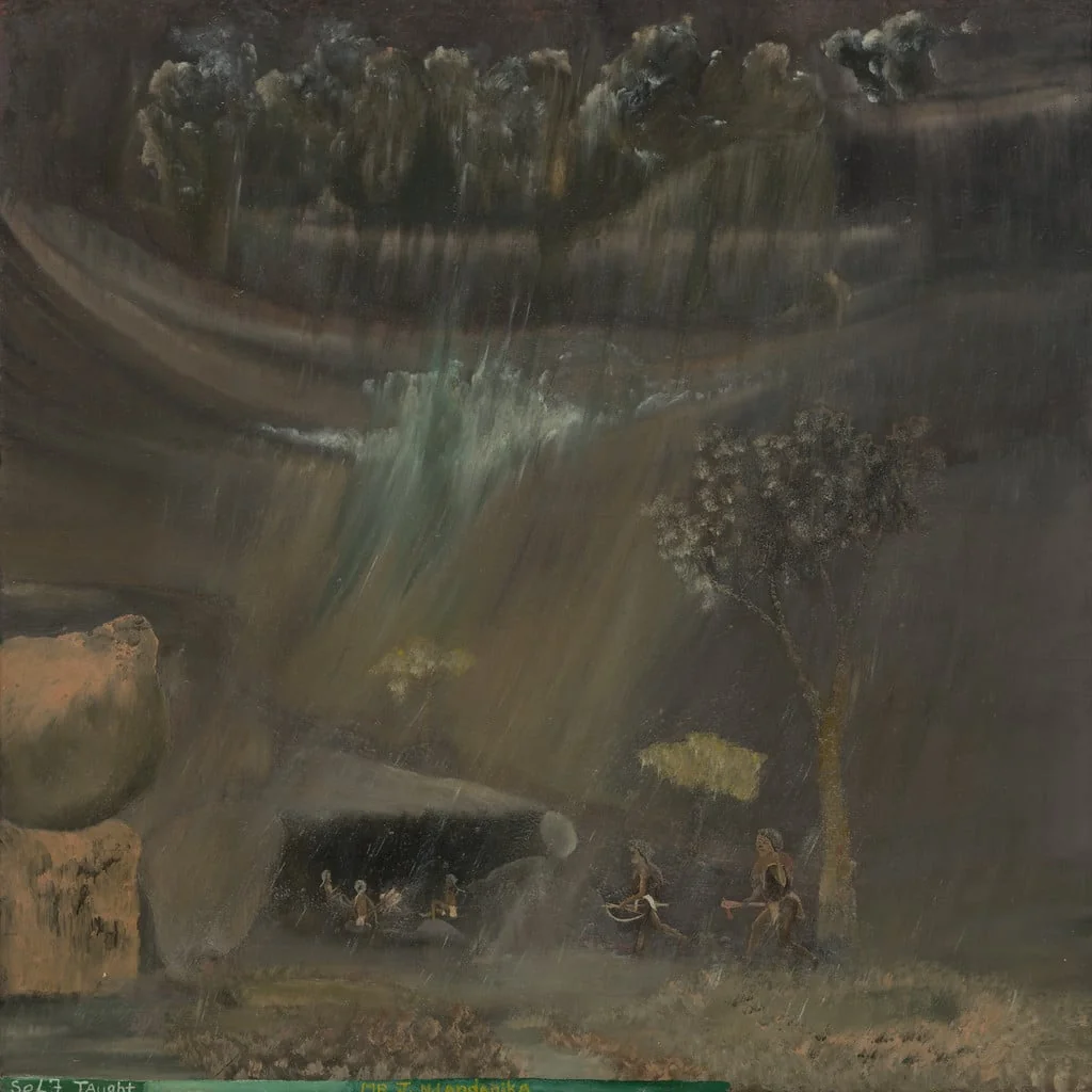 Untitled, by Joseph Ndandarika, oil, 1962
