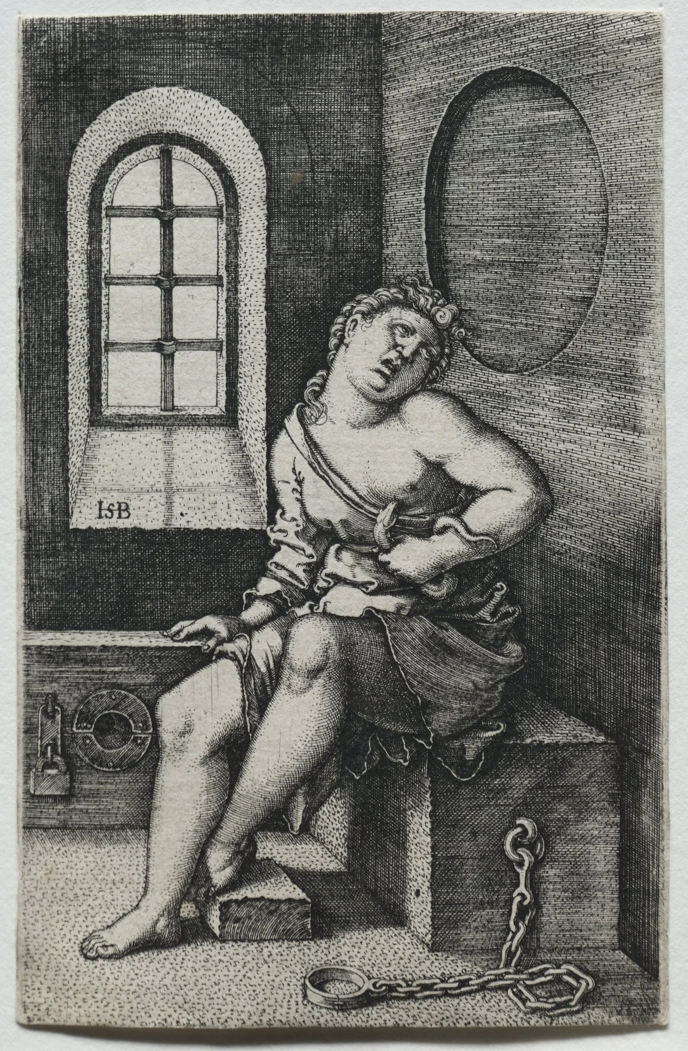 Cleopatra, by Sebald Beham, 1535