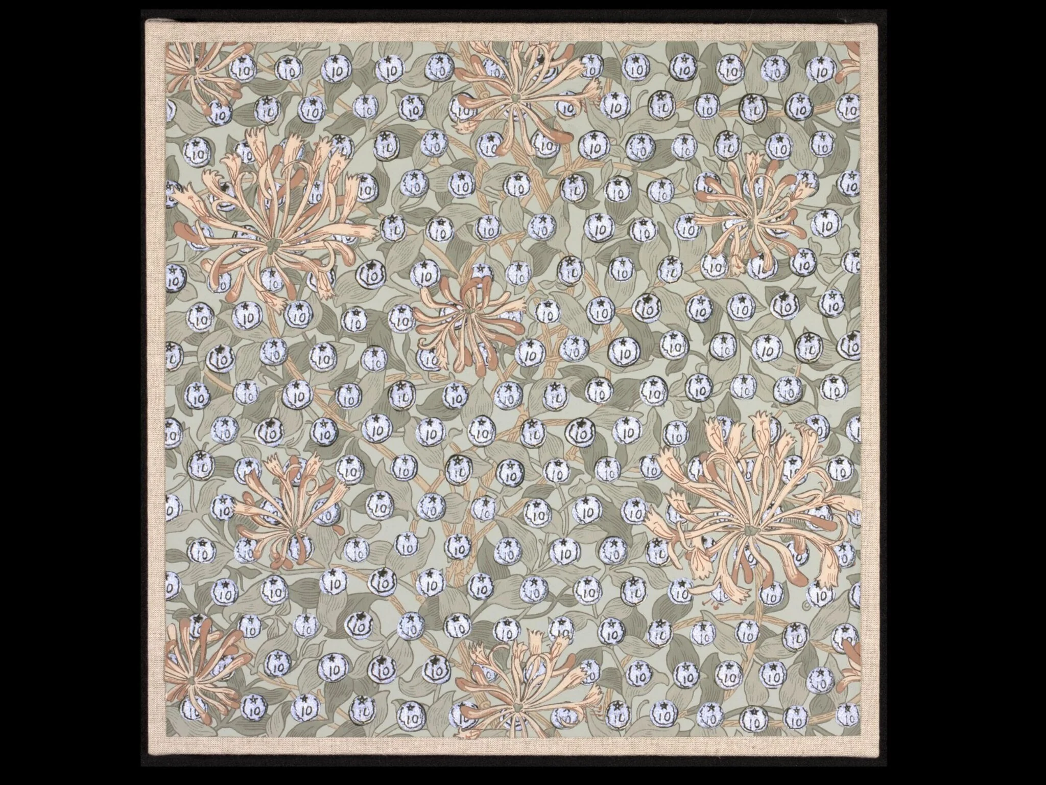 Morris/Honeysuckle, Rodchenko/Hard Currency, by David Mabb, 2006