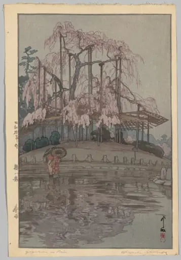 Eight Scenes of Cherry Blossoms: Spring Rain (Sakura hachidai: Harusame)