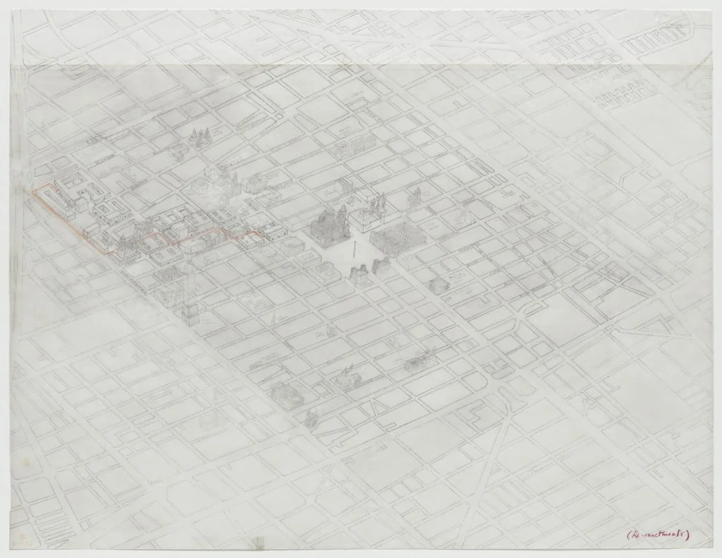 Untitled, by Francis Alÿs, graphite