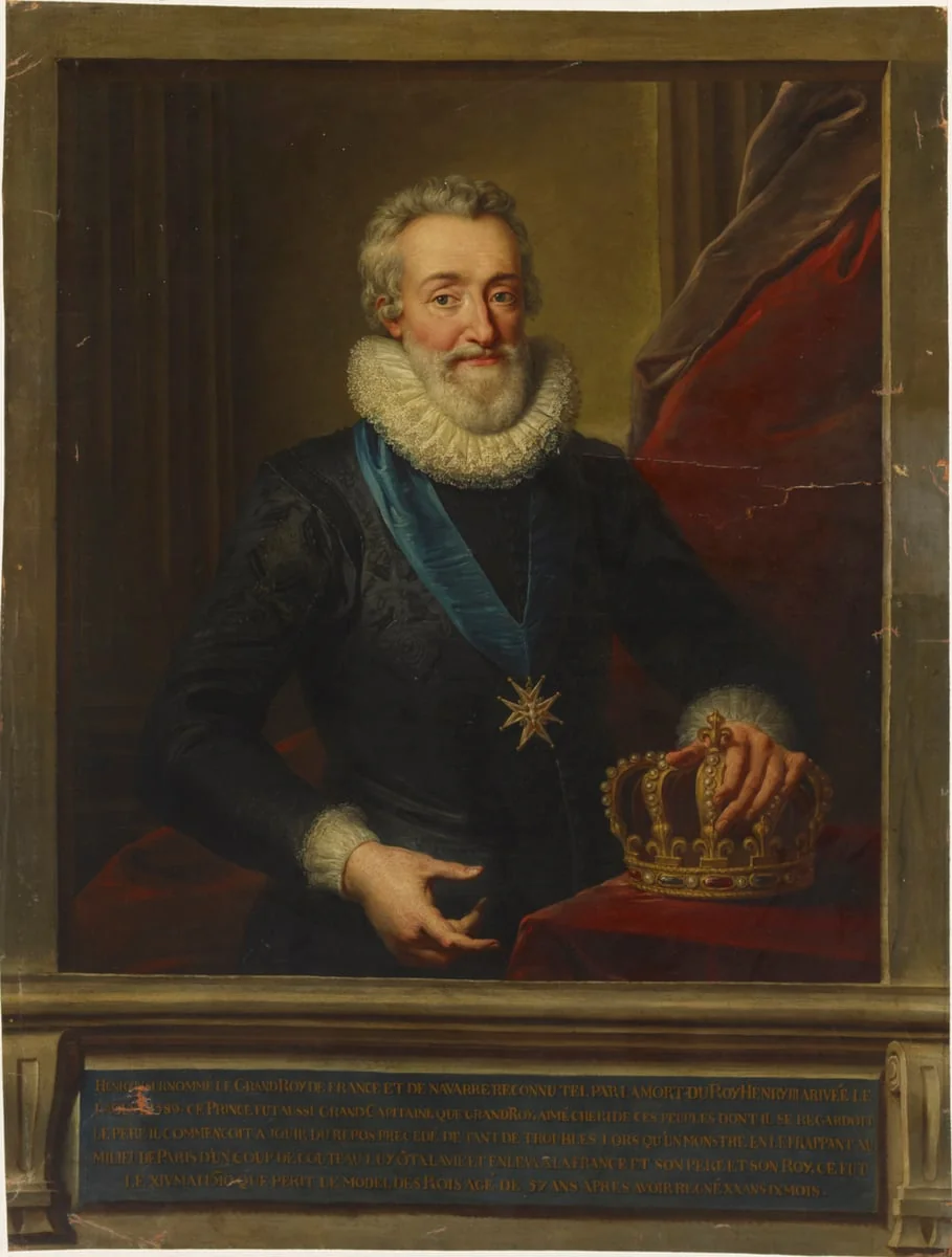 Ranskan kuningas Henrik IV, by Frans Pourbus II, unspecified
