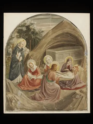 Copy after The Entombment (Lamentation over the Dead Christ), Fra Angelico in the Museo di San Marco (Florence)
