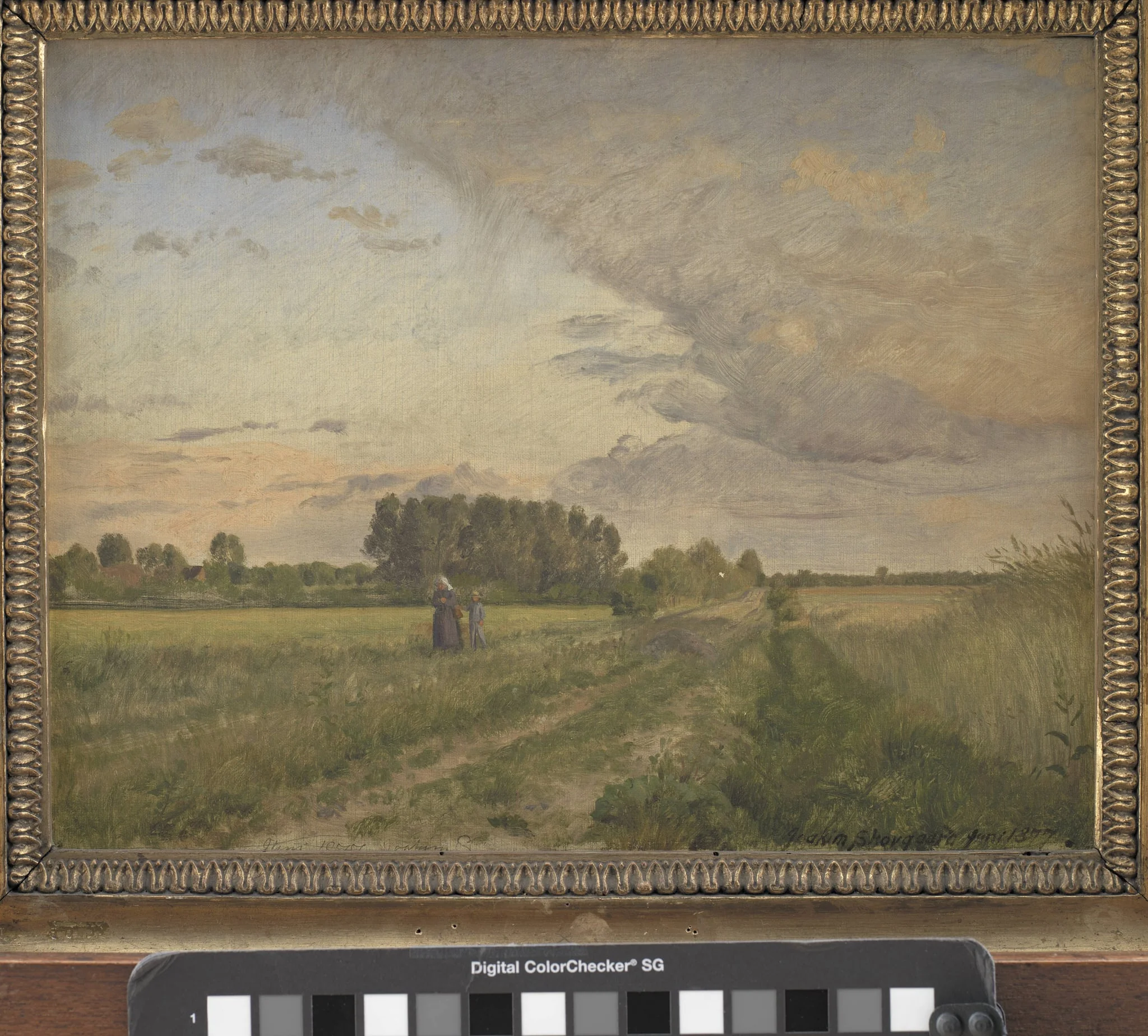 Sommerlandskab, by Unknown, 1877