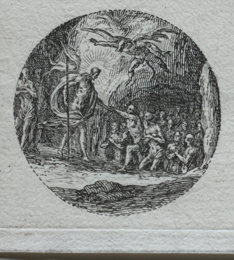The Mysteries of the Passion:  The Descent into Limbo, by Jacques Callot, 1631
