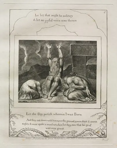 The Book of Job:  Pl. 8, Let the Day perish wherein I was Born