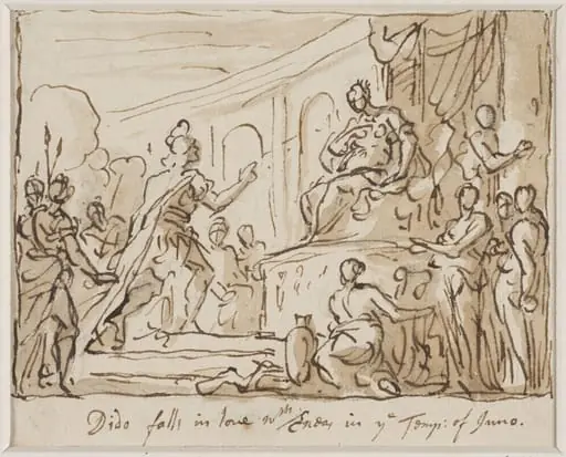 Aeneas before Dido in the Temple of Juno