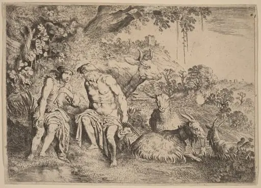 Mercury Lulling Argus to Sleep