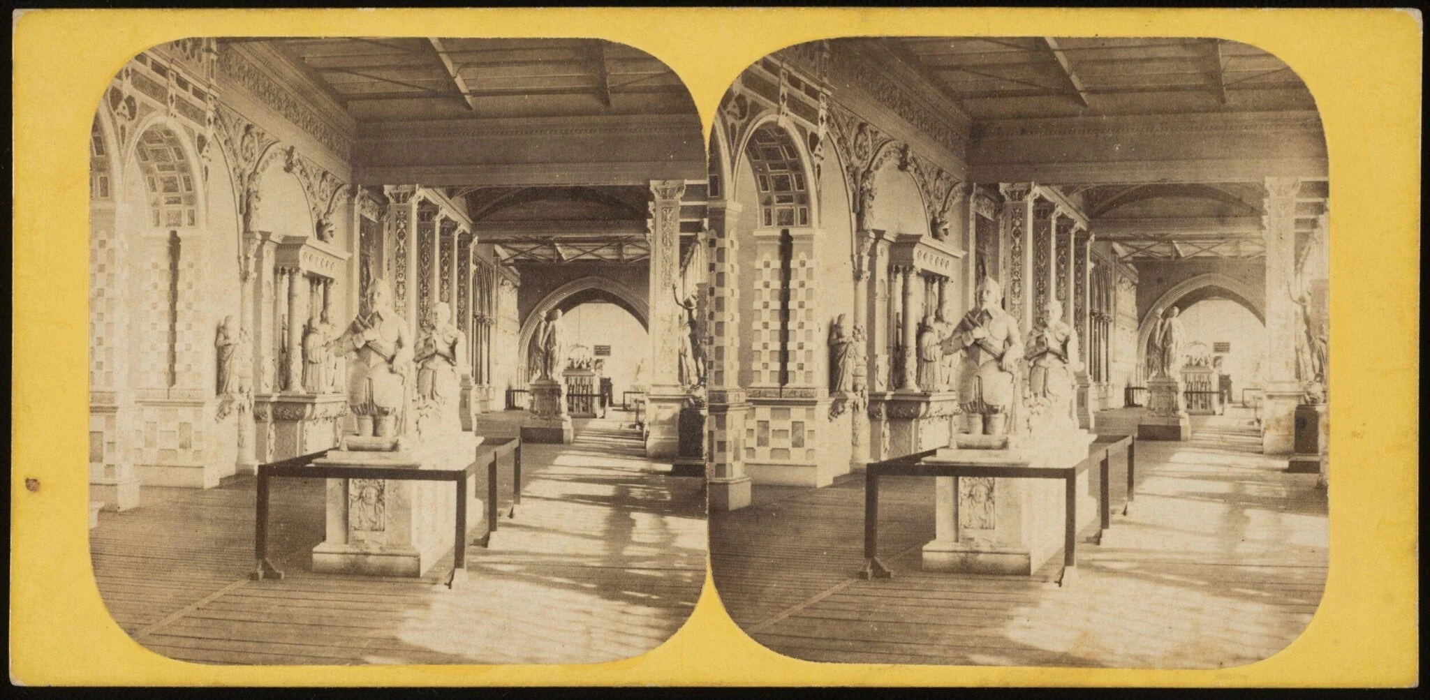 Crystal Palace: the Garden Gallery, by William England, photographic, 1862
