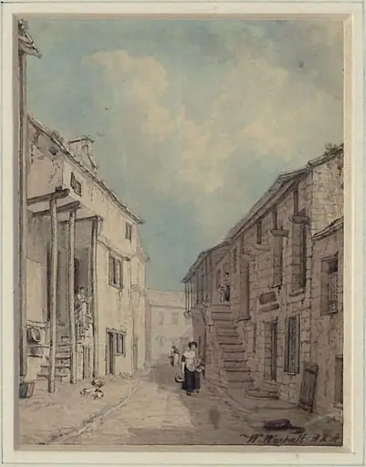 Street scene in Dent, Yorkshire