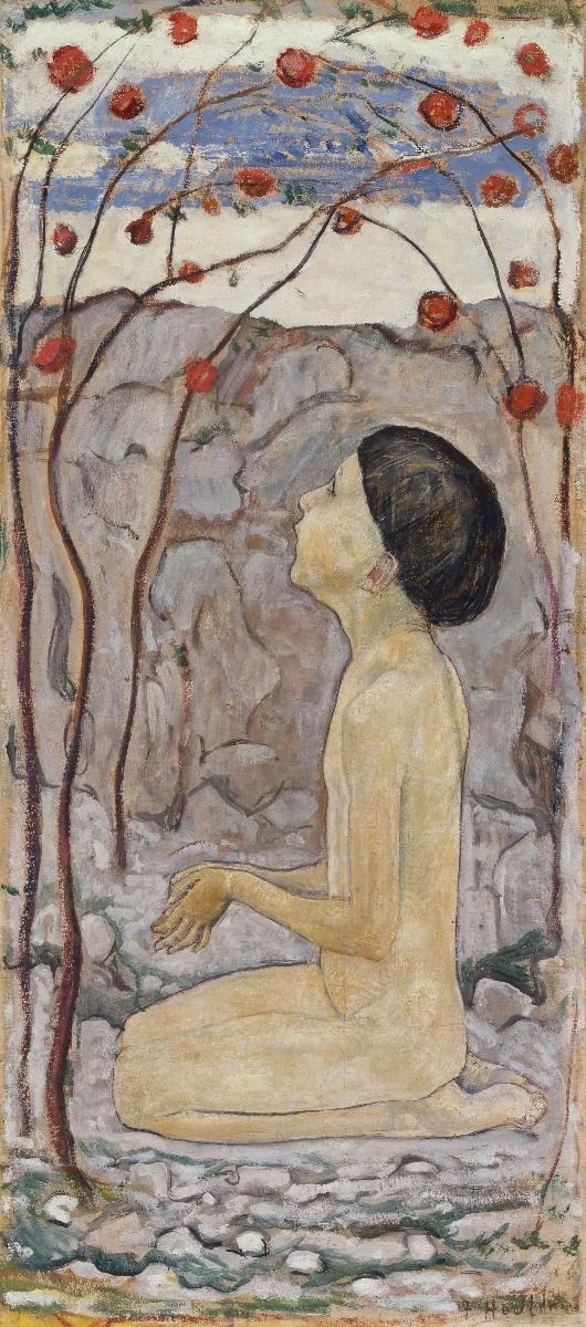Anbetung, by Ferdinand Hodler, oil, 1897