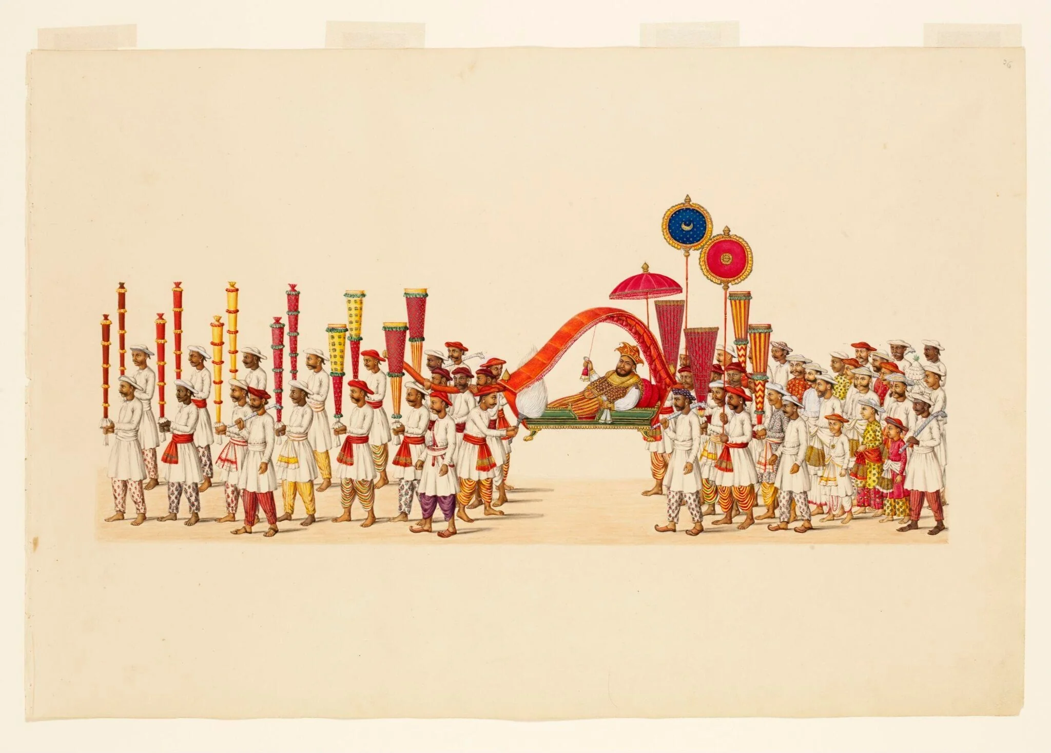 A procession, by Unknown, paint, 1830