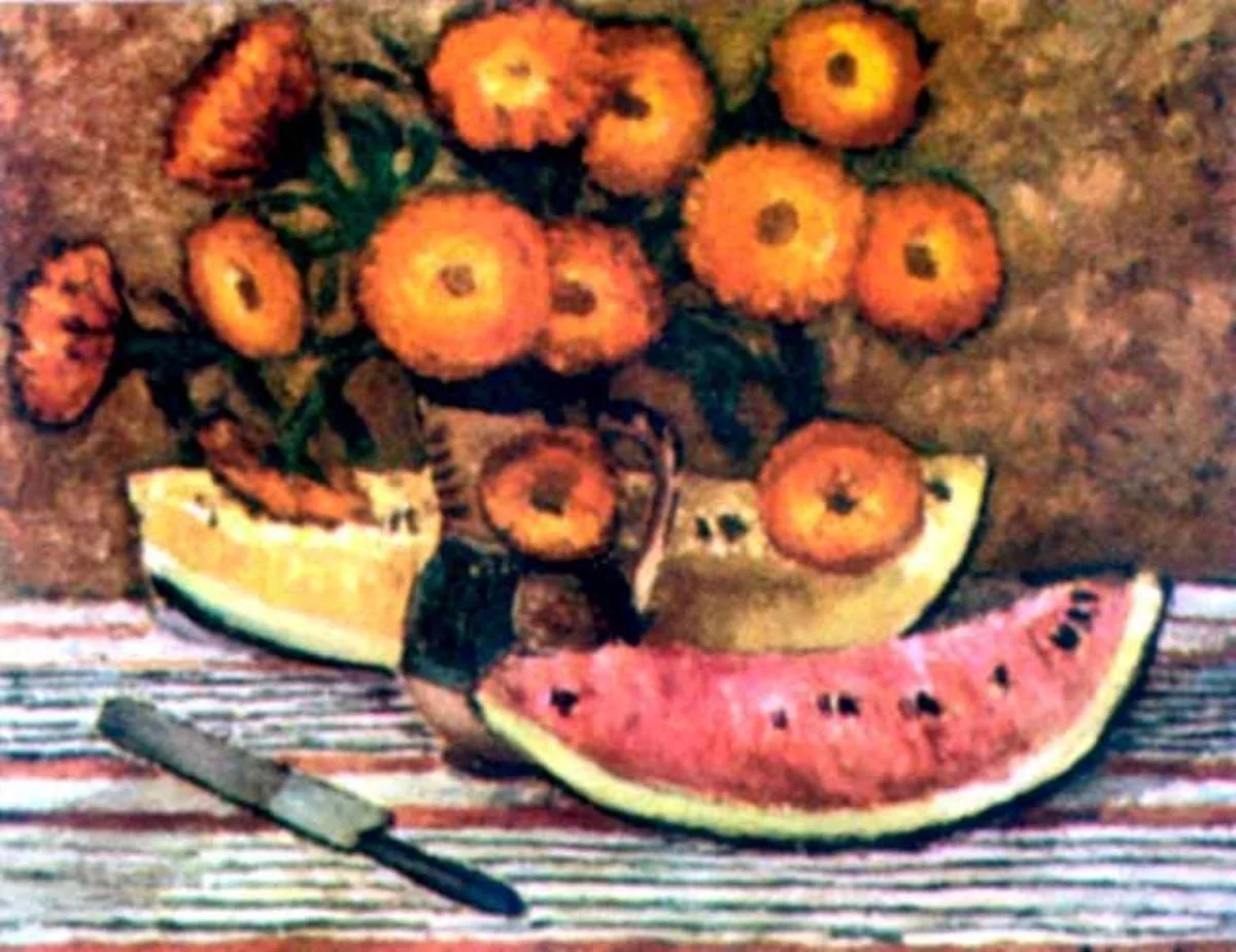Natură moartă cu pepene